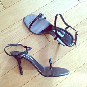 Charles David Black Leather Heels 6.5 ❗sale❗